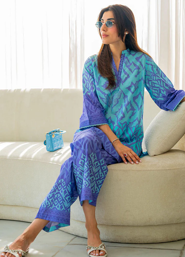 Selene by Sahar Printed Cambric Suits Unstitched 2 Piece TL-V2-S25-09 - Summer Collection