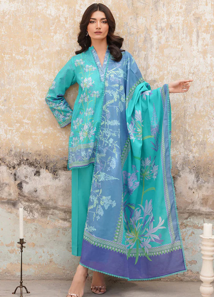 Selene by Sahar Printed Lawn Suits Unstitched 3 Piece Cl-V2-S25-07 - Summer Collection