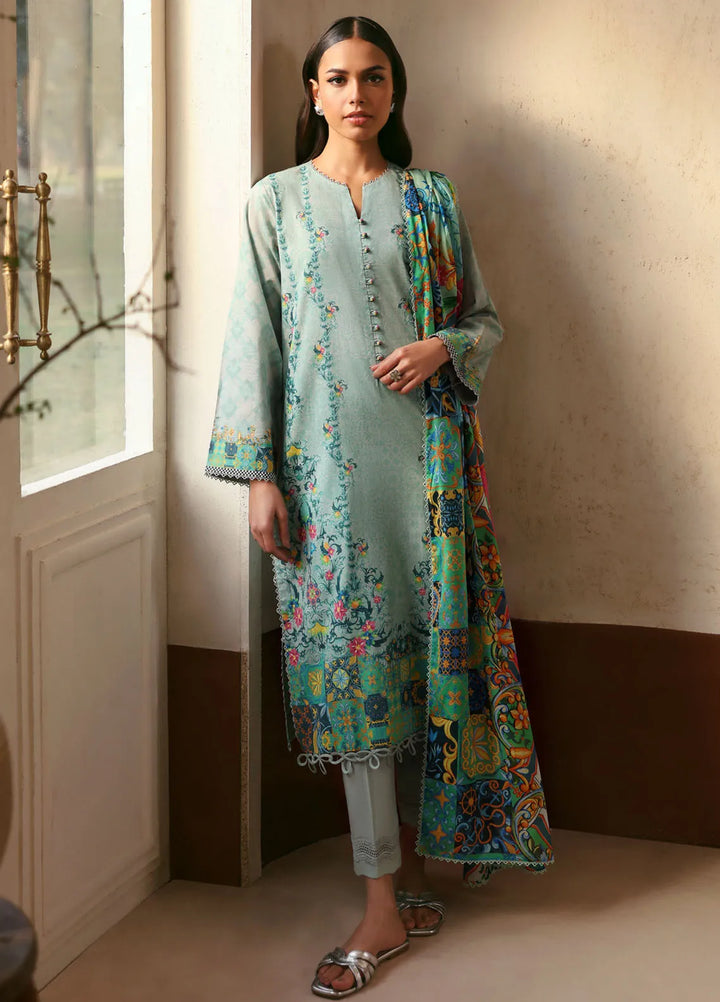 Selene by Sahar Printed Lawn Suits Unstitched 3 Piece SHR25S CL-V1-S25-13 Verdant Sicilia - Summer Collection