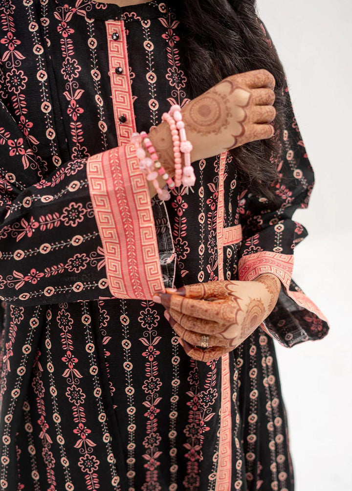 Senorita Cotton Casual 3 Piece Suit for Girls -  GAD-02370-BLK/MCL