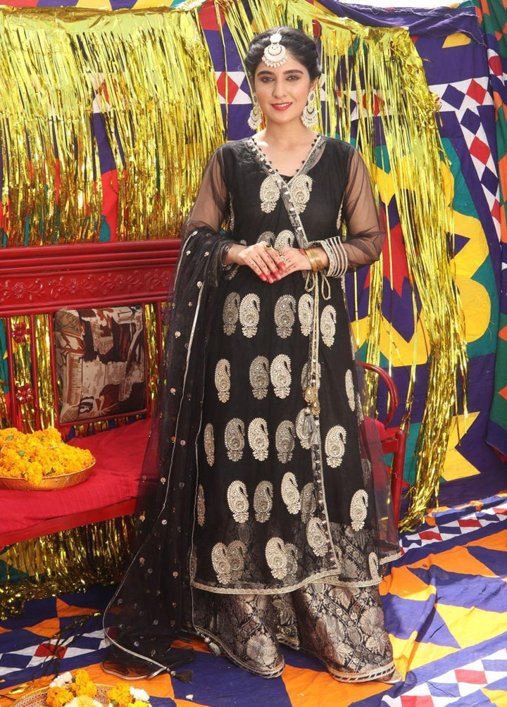 Senorita Banarsi Formal 3 Piece Suit for Women -  LDD-01893