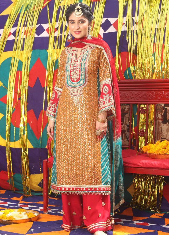 Senorita Pret Formal Banarsi 3 Piece Suit LDD-01896