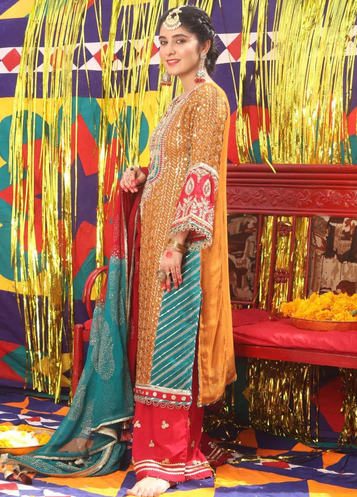 Senorita Pret Formal Banarsi 3 Piece Suit LDD-01896