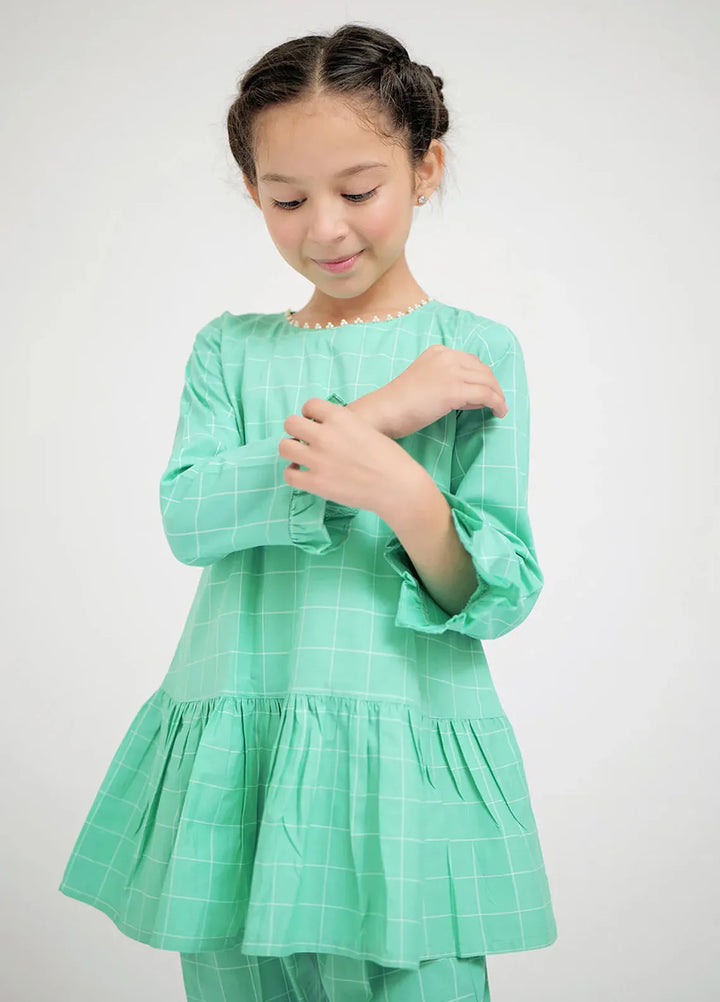 Senorita Pret Casual Cotton Dobby 2 Piece Suit For Kids KAC-02641