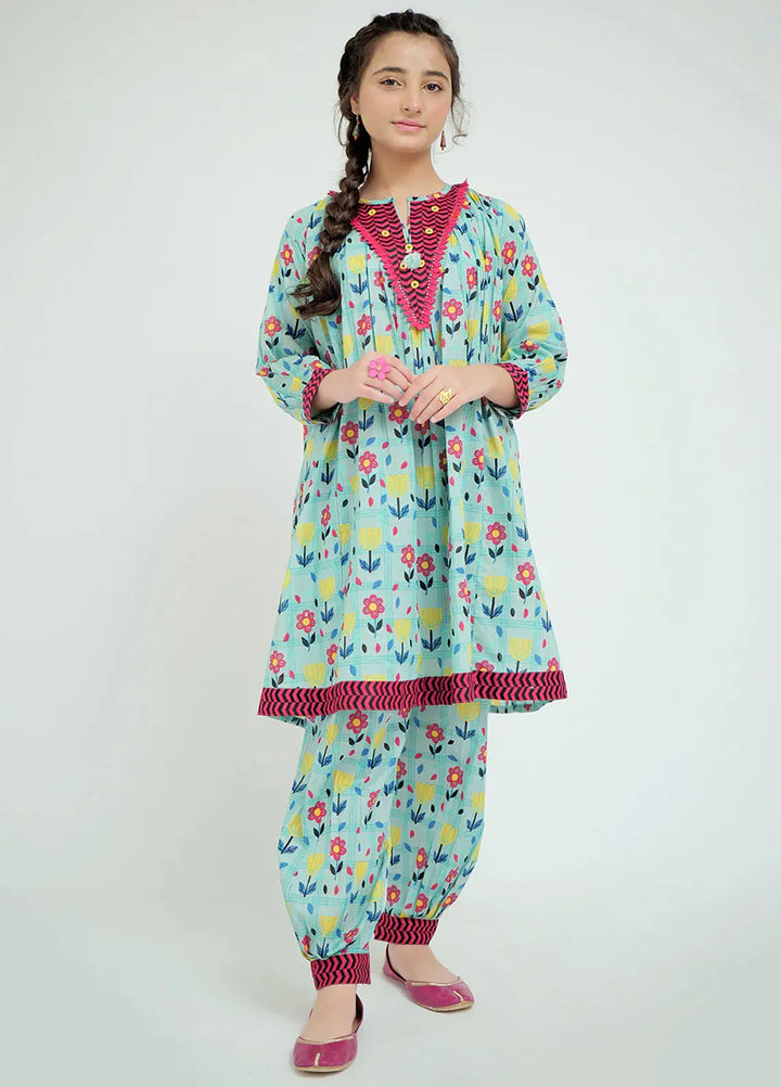 Senorita Pret Casual Cotton Lawn 2 Piece Suit For Girls GAC-02573