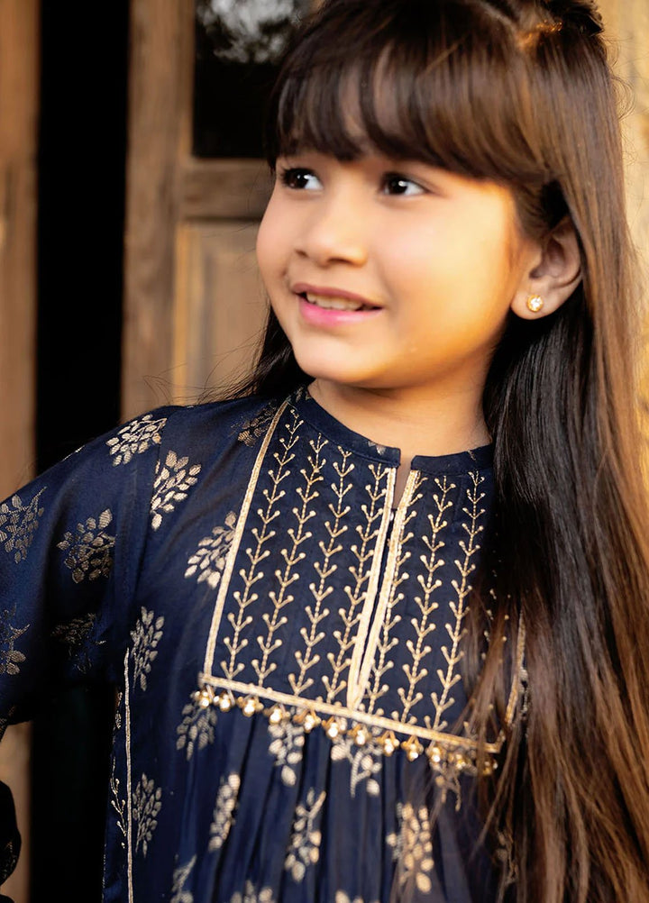 Senorita Pret Printed Cotton Jacquard 3 Piece Suit KBD-03048