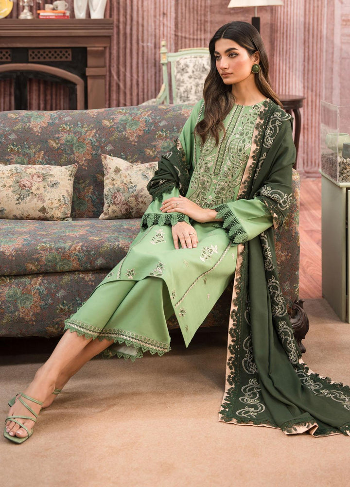 Seran Embroidered Viscose Suits Unstitched 3 Piece SRN23TD D-03 Aria - Fall/Winter Collection