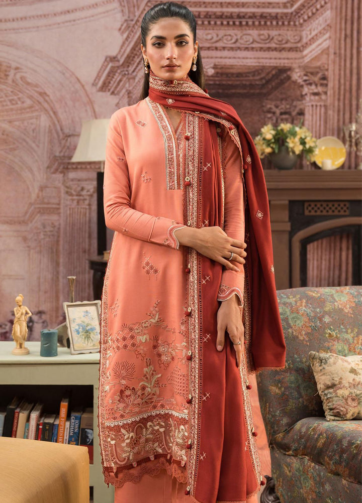 Seran Embroidered Viscose Suits Unstitched 3 Piece SRN23TD D-05 Maria - Fall/Winter Collection