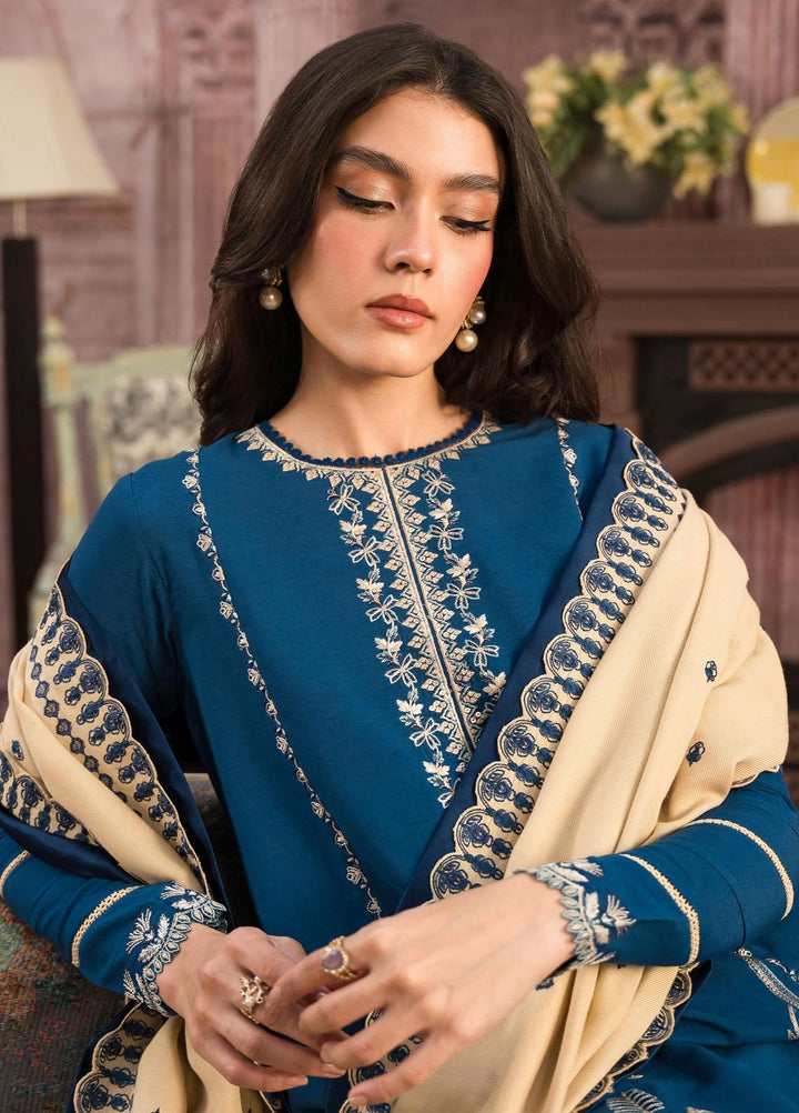 Seran Embroidered Viscose Suits Unstitched 3 Piece SRN23TD D-06 Serena - Fall/Winter Collection