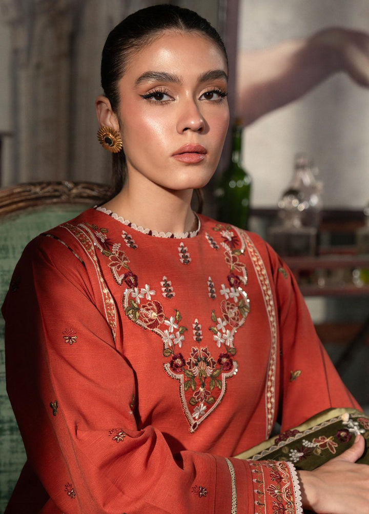 Seran Embroidered Khaddar Suits Unstitched 3 Piece SRN23TD D-07 Milano - Fall/Winter Collection