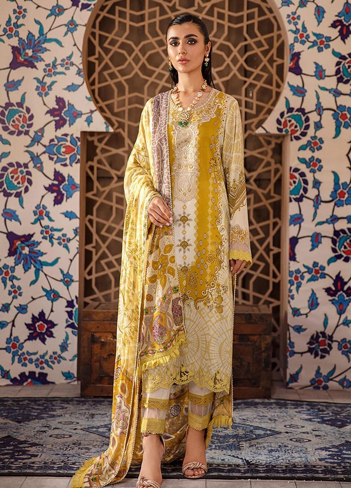 Seran Embroidered Lawn Suits Unstitched 3 Piece SRN21SE 06 Midsummer Dream - Summer Collection