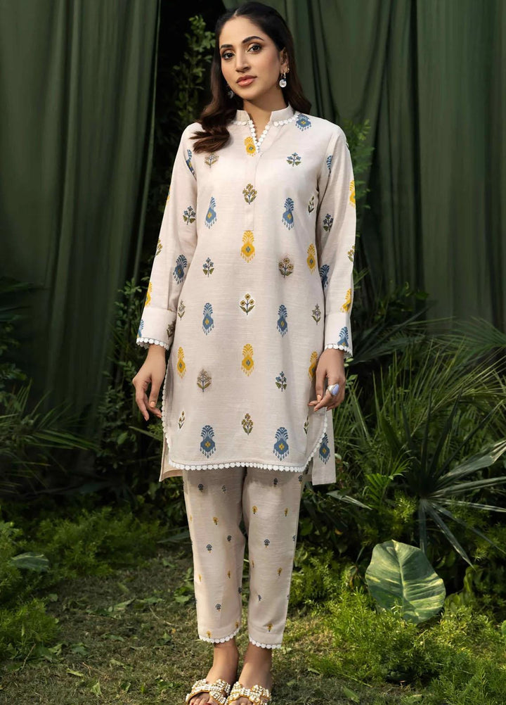 Seran Casual Pret  Khaddar 2 Piece Dress BRIGITTE