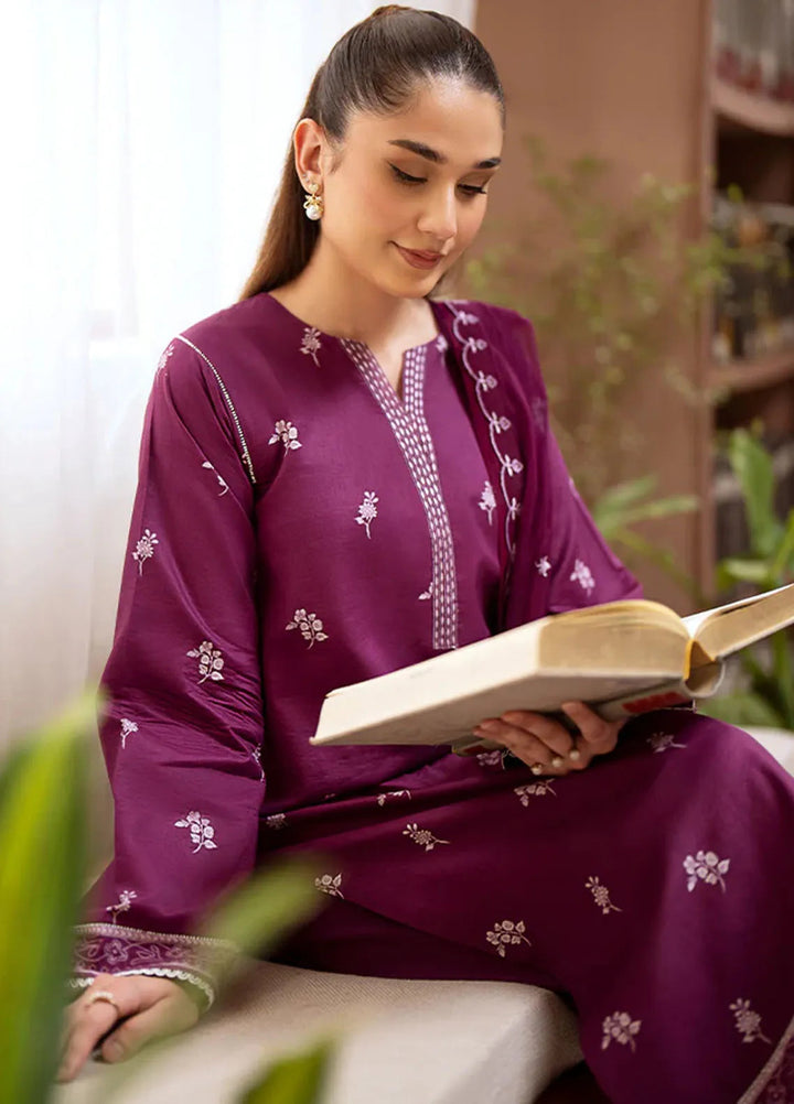 Seran Embroidered Cambric Suit Unstitched 3 Piece SRN24I D-04 - Summer Collection