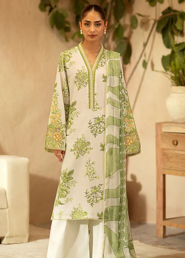 Seran Embroidered Cambric Suit Unstitched 3 Piece SRN24I D-05 - Summer Collection