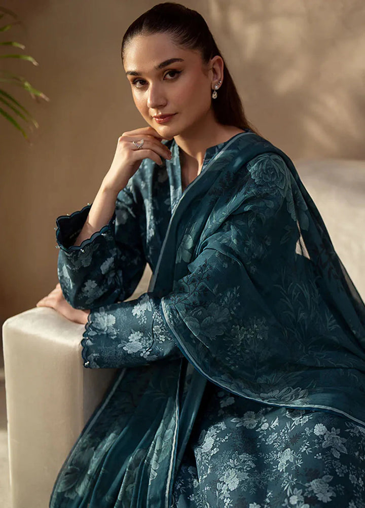Seran Embroidered Cambric Suit Unstitched 3 Piece SRN24I D-06 - Summer Collection