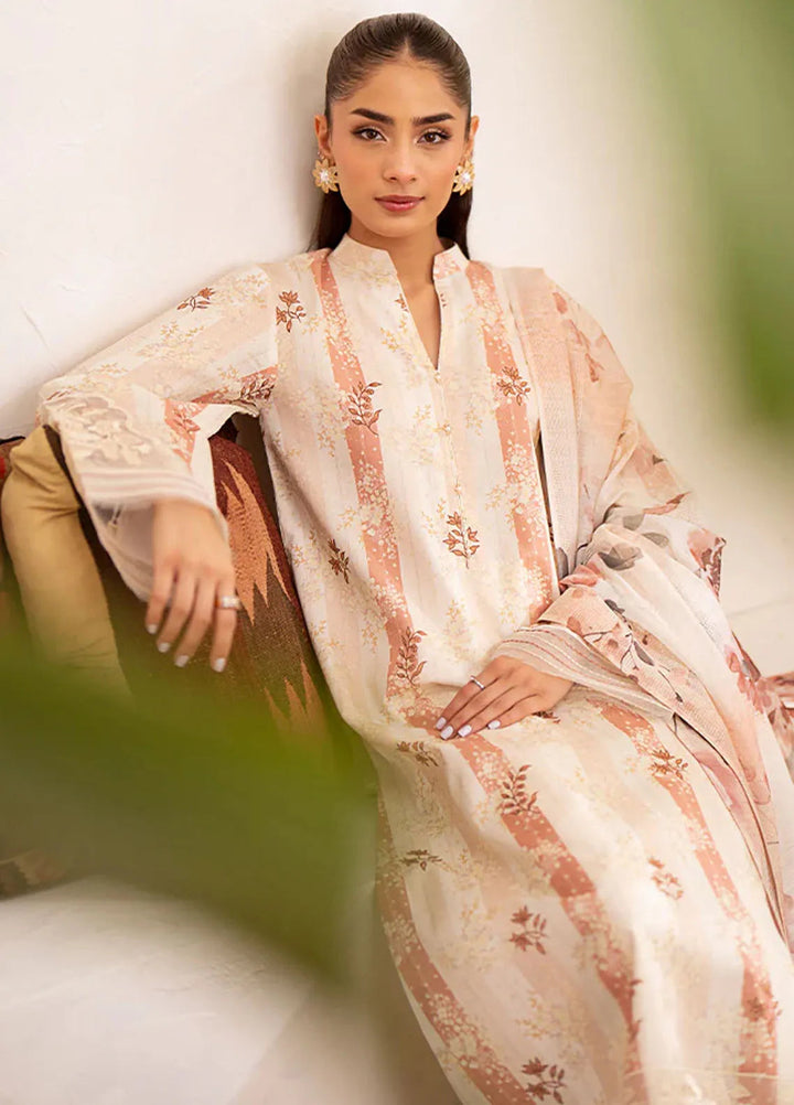 Seran Embroidered Cambric Suit Unstitched 3 Piece SRN24I D-08 - Summer Collection