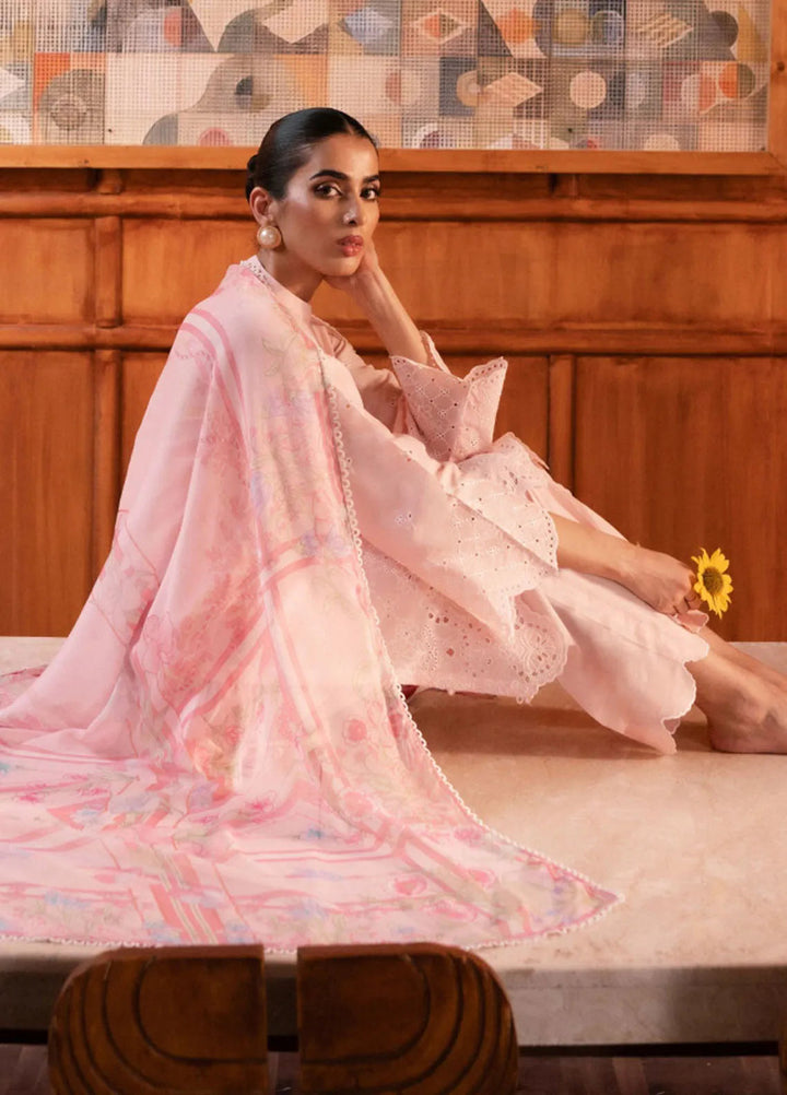 Seran Embroidered Lawn Suit Unstitched 3 Piece SRN24C D-06 Sepehr - Festive Collection