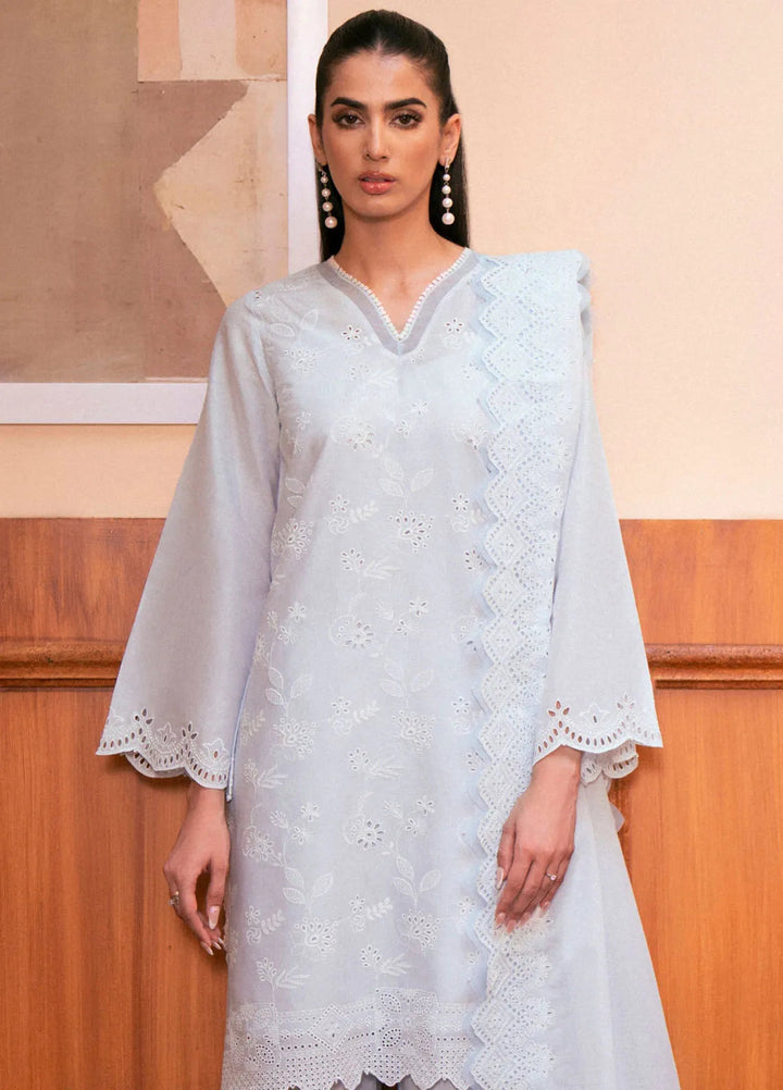 Seran Embroidered Lawn Suit Unstitched 3 Piece SRN24C D-08 Esme - Festive Collection