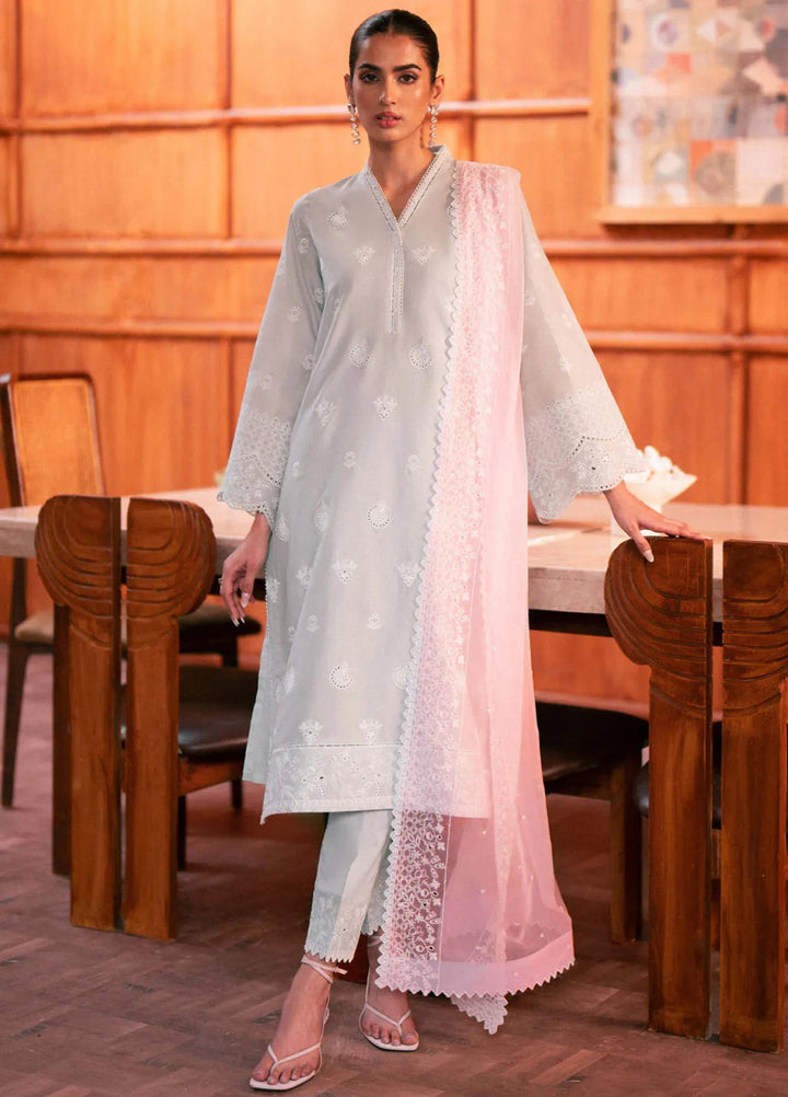 Seran Embroidered Lawn Suit Unstitched 3 Piece SRN24C D-09 Luisa - Festive Collection