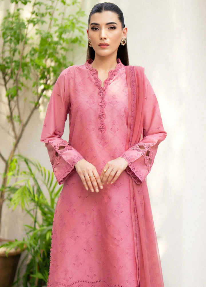 Seran Embroidered Lawn Suit Unstitched 3 Piece SRN24C D-10 Verona - Festive Collection