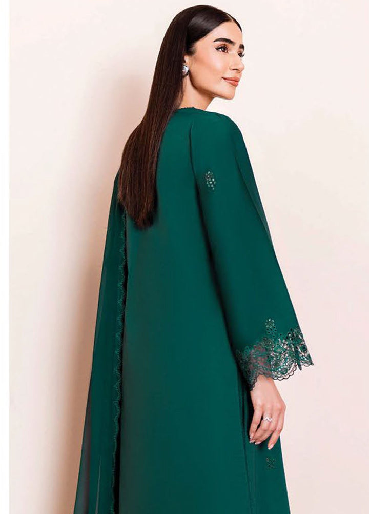 Seran Embroidered Lawn Suits Unstitched 3 Piece SN25ULL D-01 Elvyn - Summer Collection