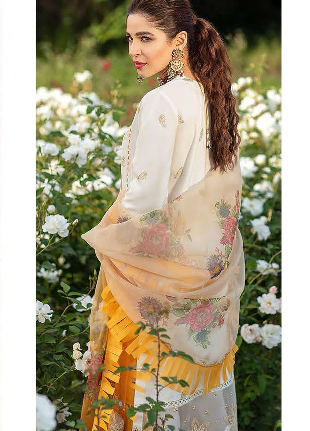 Seran Embroidered Lawn Suits Unstitched 3 Piece SRN21L 06-Vintage Reverie - Luxury Collection