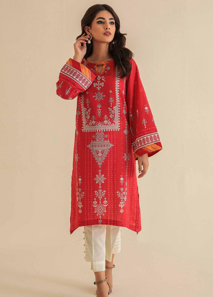 Seran Casual Pret  Lawn Shirt Aida SNP0015-RED