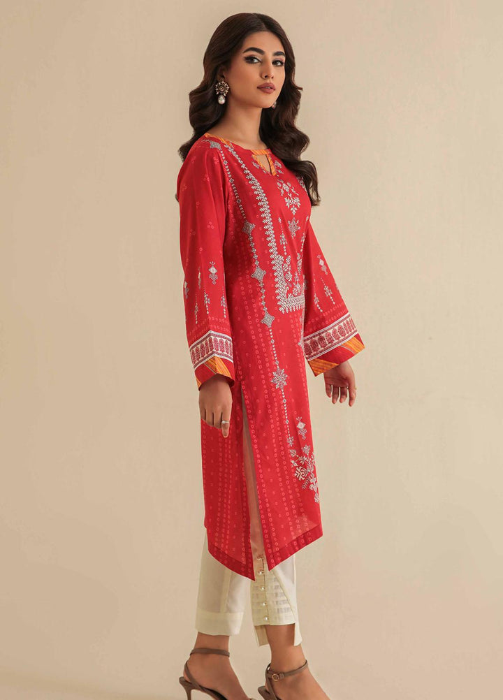 Seran Casual Pret  Lawn Shirt Aida SNP0015-RED