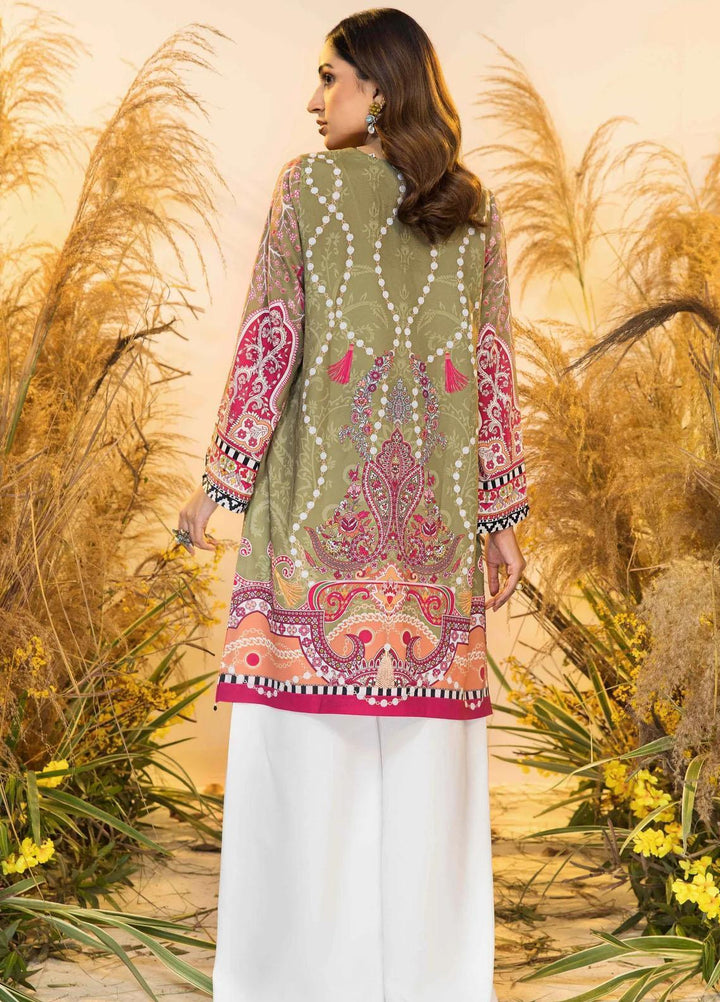 Seran Casual Pret Printed Silk Shirt CAMILLE