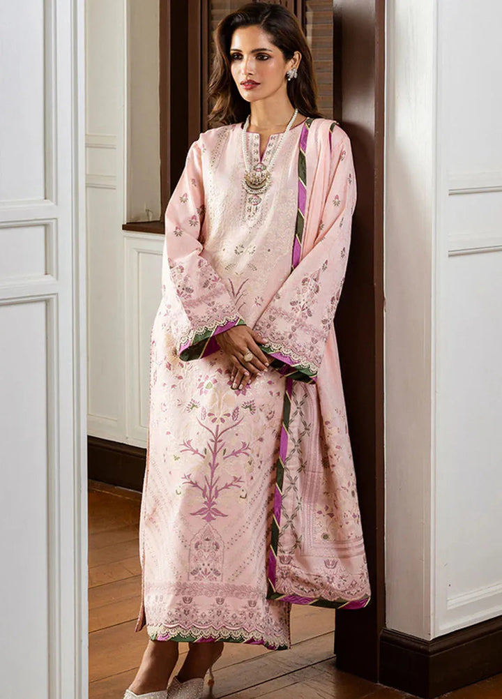 Seraph by Mushq Embroidered Lawn Suit Unstitched 3 Piece MQ25S HML-2510 Lillian - Summer Collection