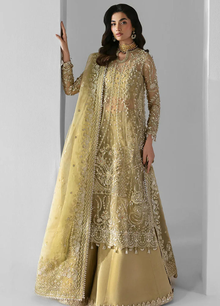 Seraphine by Zarposh Pret Embroidered Organza 3 Piece Suit Elixir