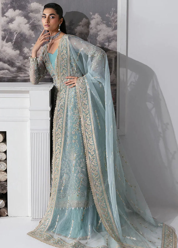 Seraphine by Zarposh Pret Embroidered Organza 3 Piece Suit Velour