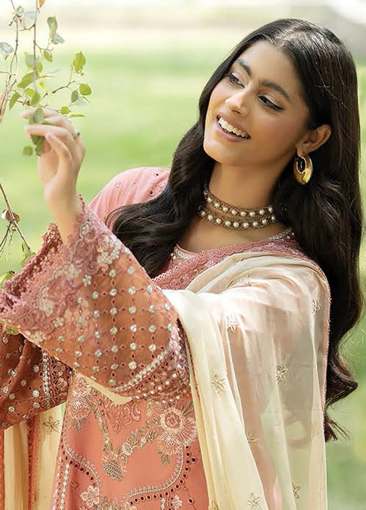 Serene Premium Embroidered Lawn Suit Unstitched 3 Piece SL-70 Aaina - Summer Collection