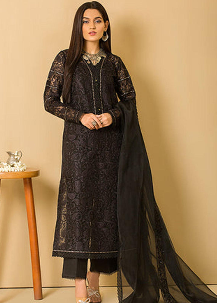 Serene Premium Pret Embroidered Organza 3 Piece SP22P SP-43A White Paisley