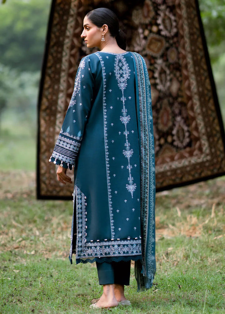 Serenity by Florent Embroidered Khaddar Suit Unstitched 3 Piece FL-01 A - Winter Collection