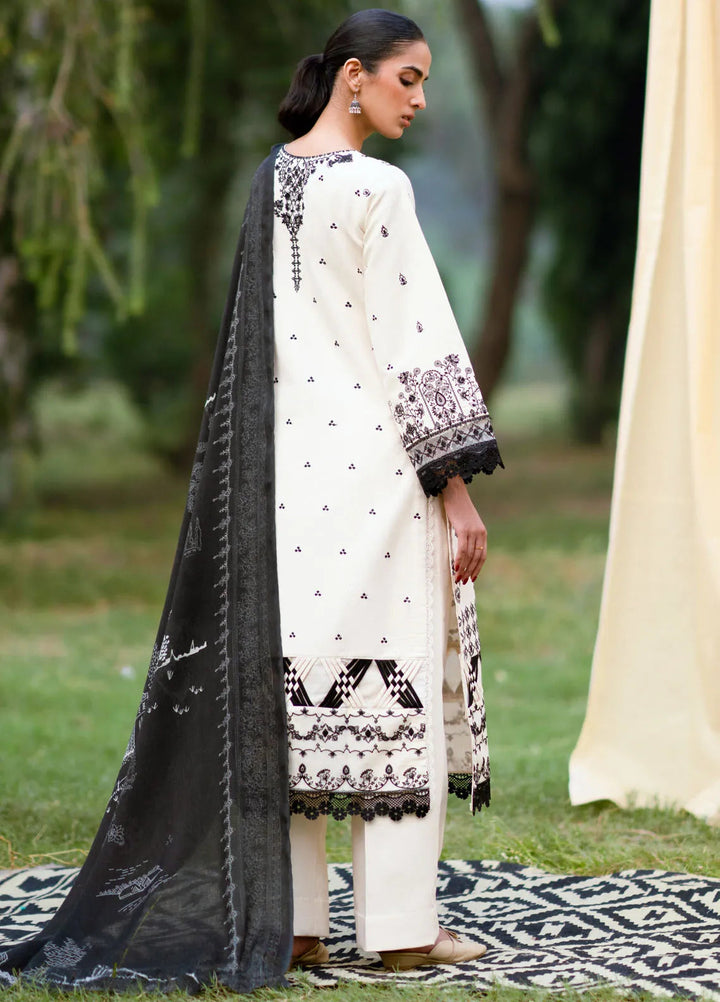 Serenity by Florent Embroidered Khaddar Suit Unstitched 3 Piece FL-05 B - Winter Collection