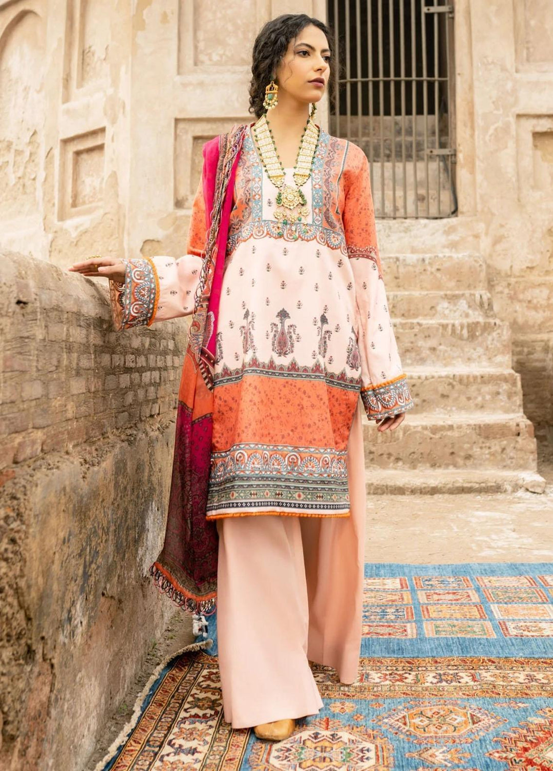 Seroli Embroidered Lawn Suits Unstitched 3 Piece SRL21S 007 Nauroz - Spring / Summer Collection