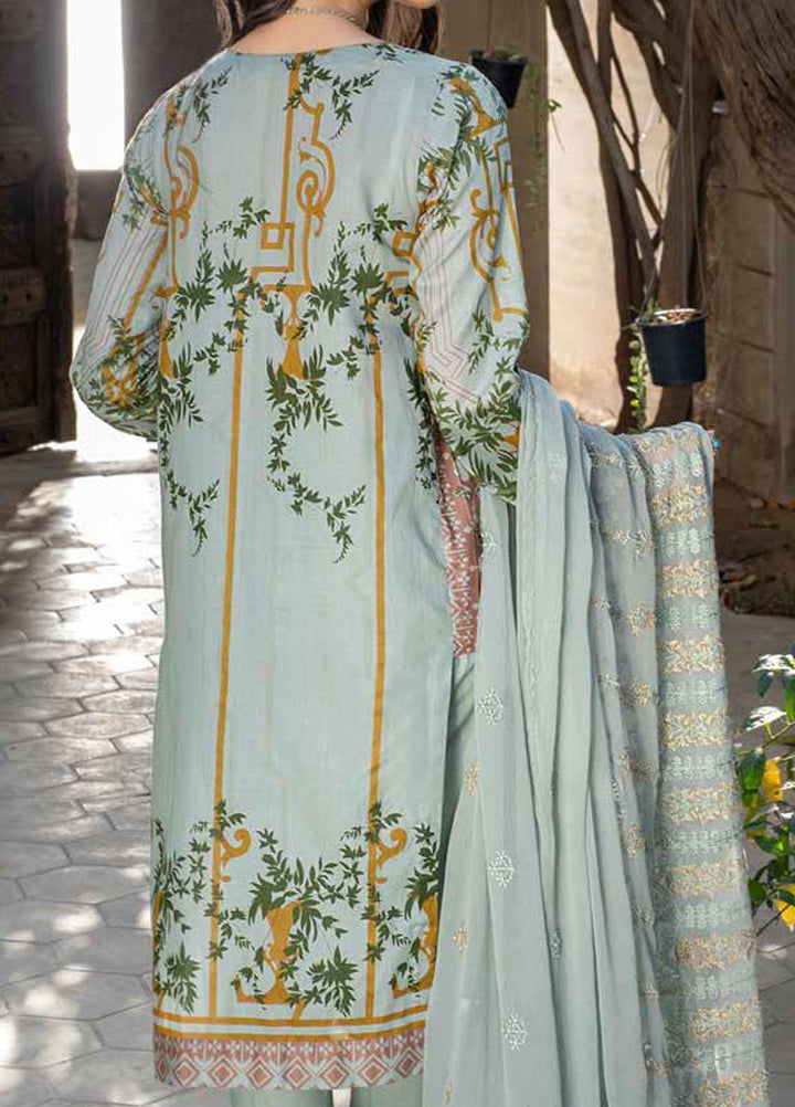 Shades Of Summer By Salitex Embroidered Lawn Suits Unstitched 3 Piece ST21SF 00693A - Festive Collection