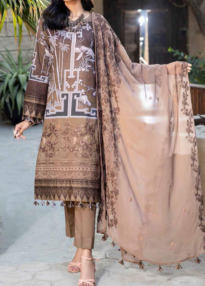 Shades Of Summer By Salitex Embroidered Lawn Suits Unstitched 3 Piece ST21SF 00694B - Festive Collection