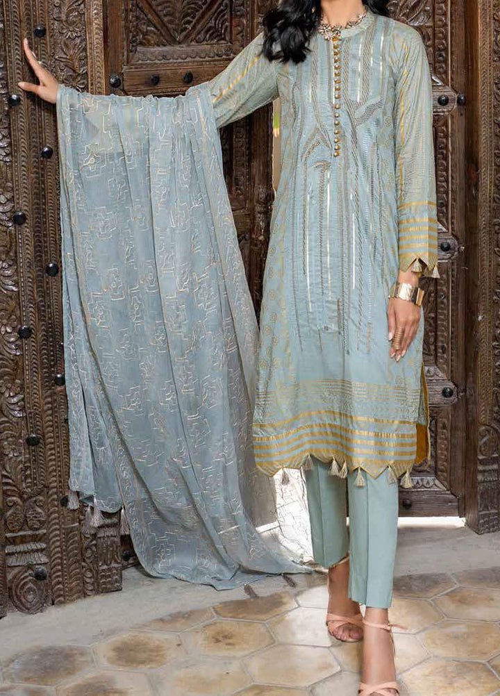 Shades Of Summer By Salitex Embroidered Lawn Suits Unstitched 3 Piece ST21SF 00695A - Festive Collection