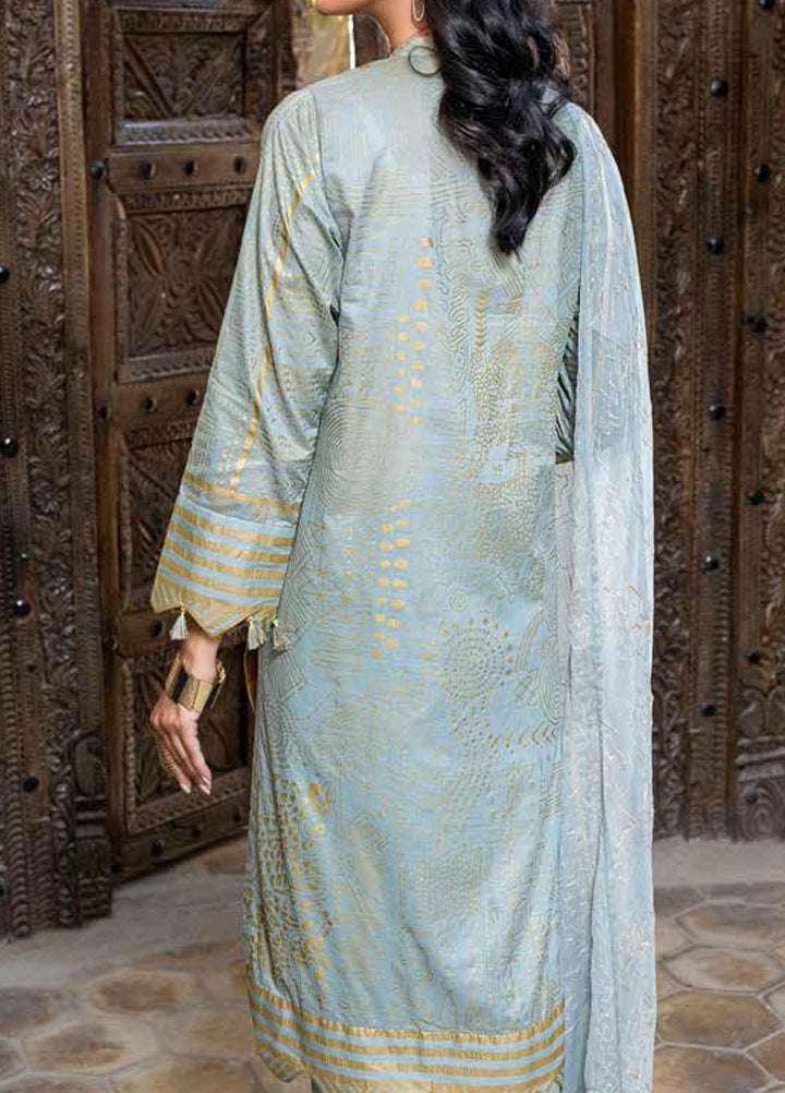 Shades Of Summer By Salitex Embroidered Lawn Suits Unstitched 3 Piece ST21SF 00695A - Festive Collection