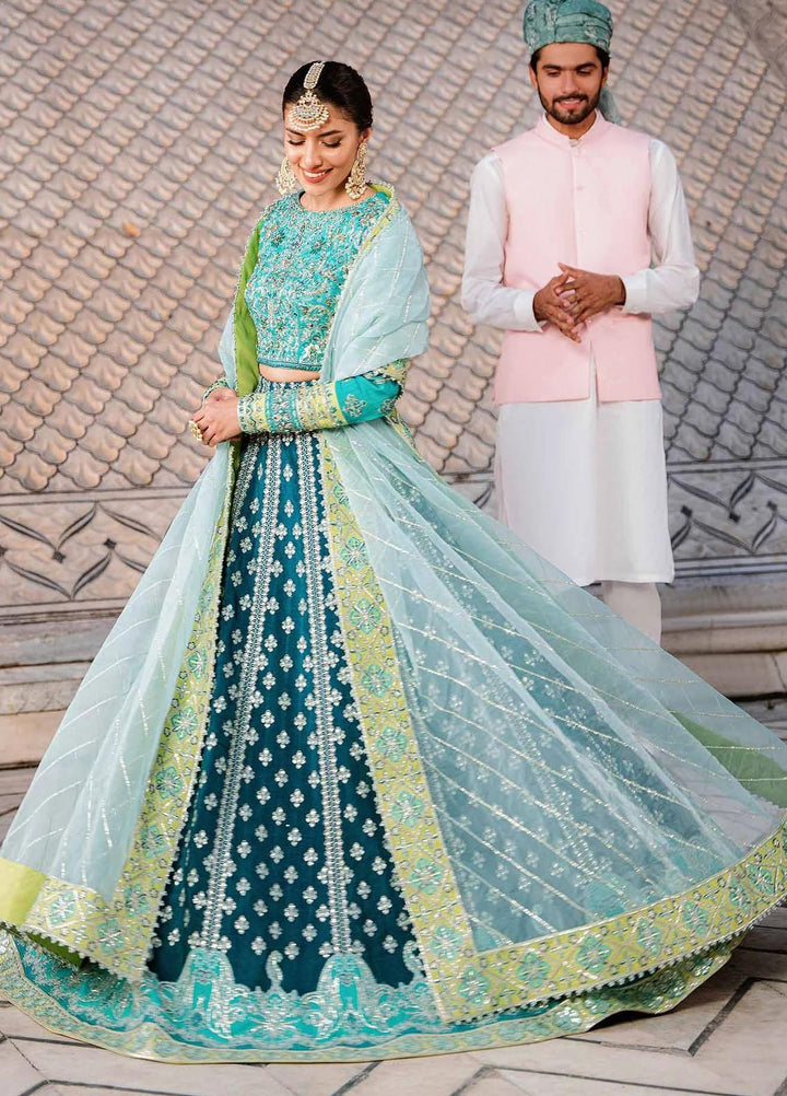 Shadmani By Akbar Aslam Embroidered Raw Silk Suits Unstitched 3 Piece AA23SH Eshana - Luxury Collection