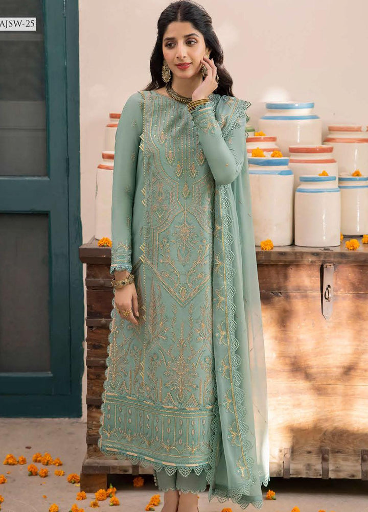 Shadow Work By Asim Jofa Embroidered Viscose Suits Unstitched 3 Piece AJ23SW AJSW-25 - Luxury Festive Collection