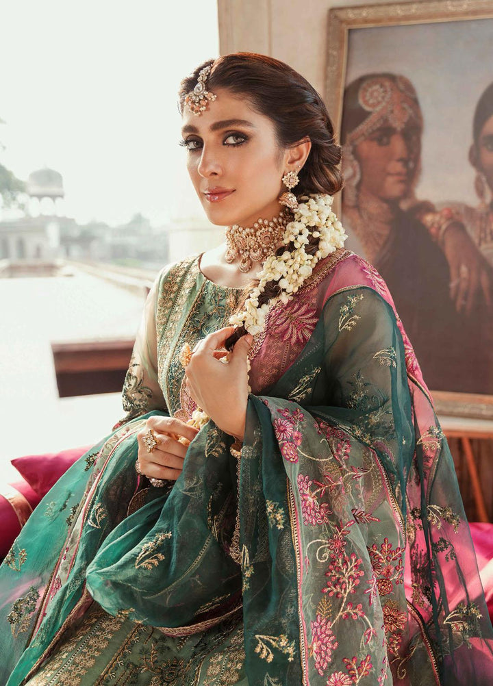 Shagun by Gisele Embroidered Organza Suits Unstitched 3 Piece GL21S 09 Mahpara - Formals Collection
