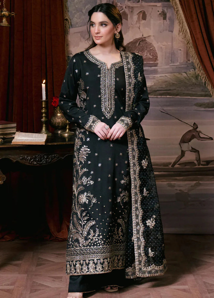 Shagun by Neeshay Embroidered Raw Silk Suit Unstitched 3 Piece NSH24SR Ravish - Festive Collection