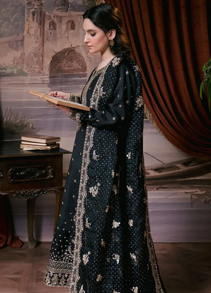 Shagun by Neeshay Embroidered Raw Silk Suit Unstitched 3 Piece NSH24SR Ravish - Festive Collection