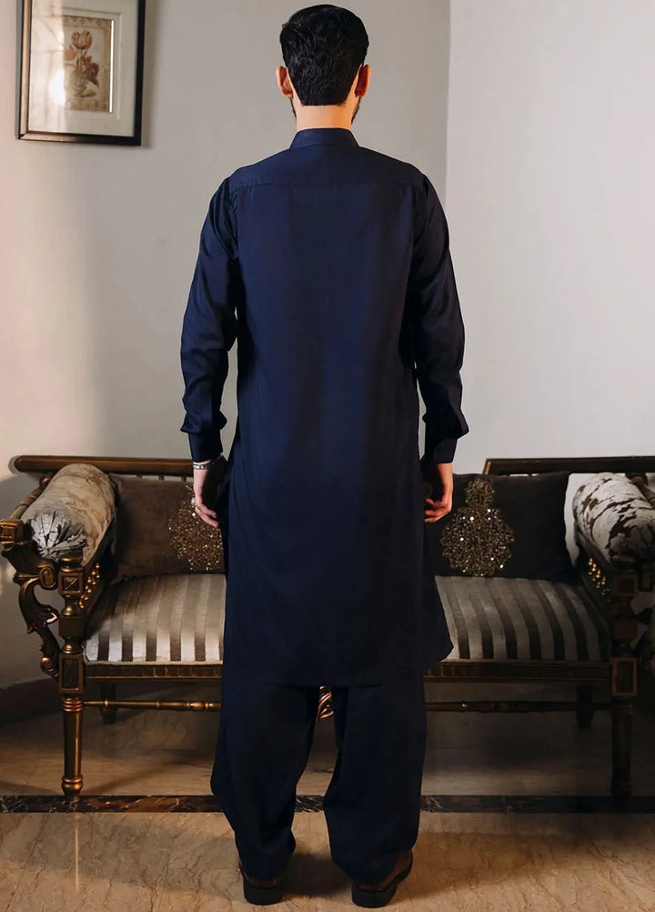 Shahjahan Fancy Men Kurta Pajama - 2PC-BLKS