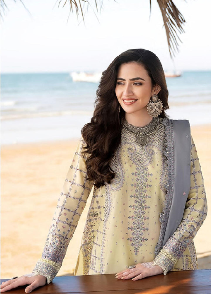Shahkaar by Jazmin Embroidered Lawn Suits Unstitched 3 Piece JZ23SS 04 Zareen - Spring/Summer Collection