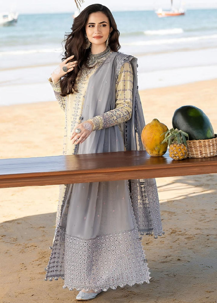 Shahkaar by Jazmin Embroidered Lawn Suits Unstitched 3 Piece JZ23SS 04 Zareen - Spring/Summer Collection