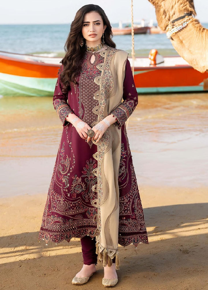 Shahkaar by Jazmin Embroidered Lawn Suits Unstitched 3 Piece JZ23SS 09 Marjan - Spring/Summer Collection